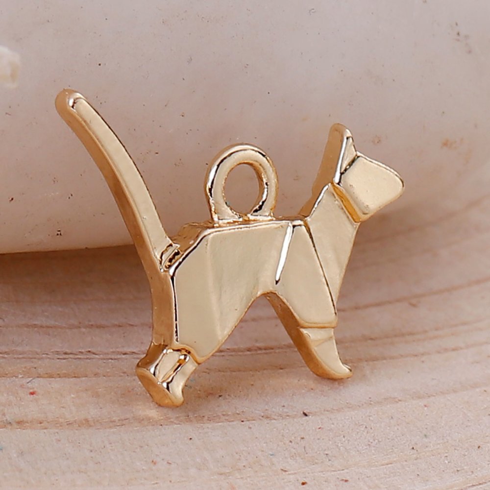 Breloque Chien Origami N&deg;14