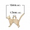 Breloque Chien Origami N&deg;14