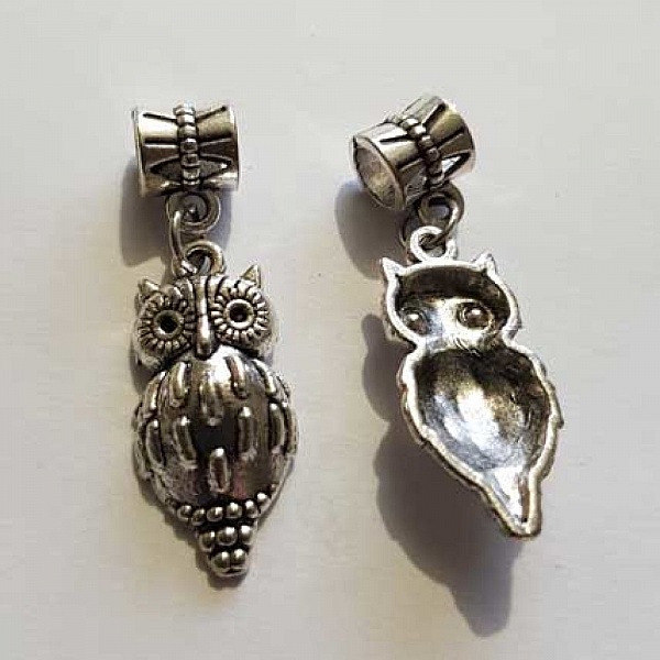 Breloque Chouette N&deg;16 Argent