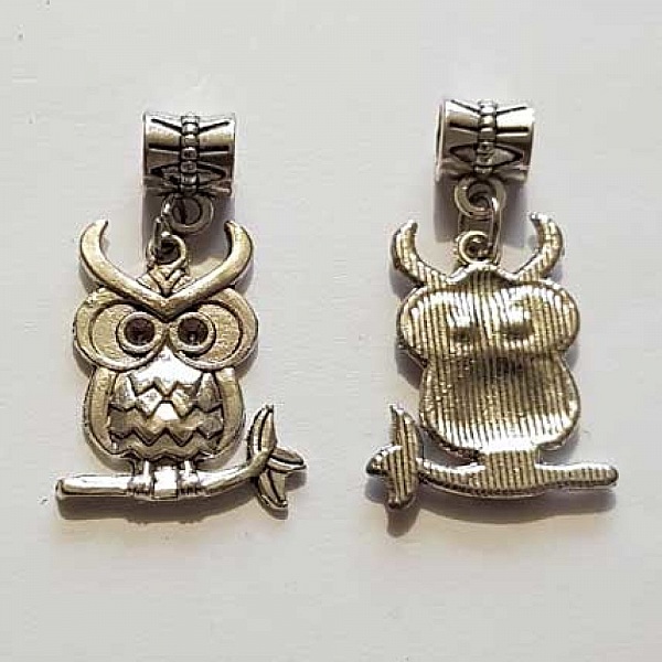 Breloque Chouette N&deg;21 Argent