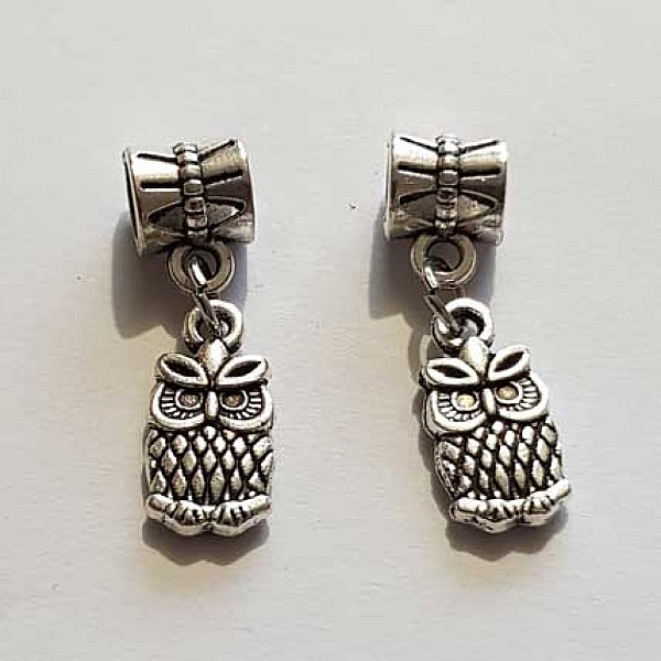 Breloque Chouette N&deg;26 Argent
