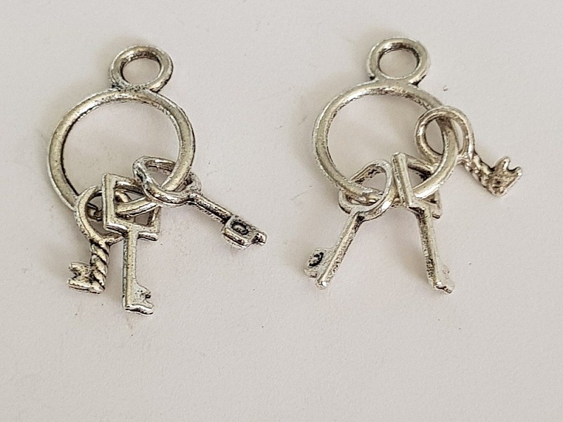 Breloque Clef N&deg;01 Argent