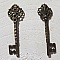 Breloque Clef N&deg;03 Bronze
