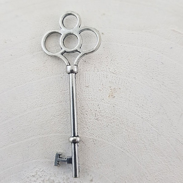 Breloque Clef N&deg;08 Argent