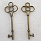 Breloque Clef N&deg;08 Bronze