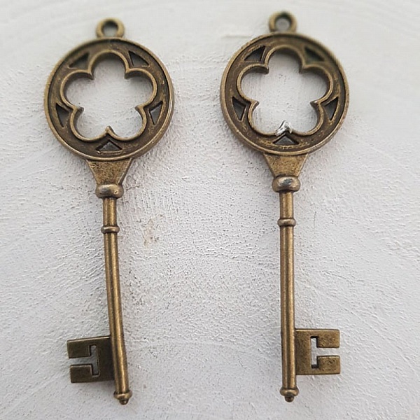 Breloque Clef N&deg;09 Bronze
