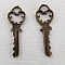 Breloque Clef N&deg;12 Bronze