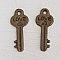 Breloque Clef N&deg;17 Bronze