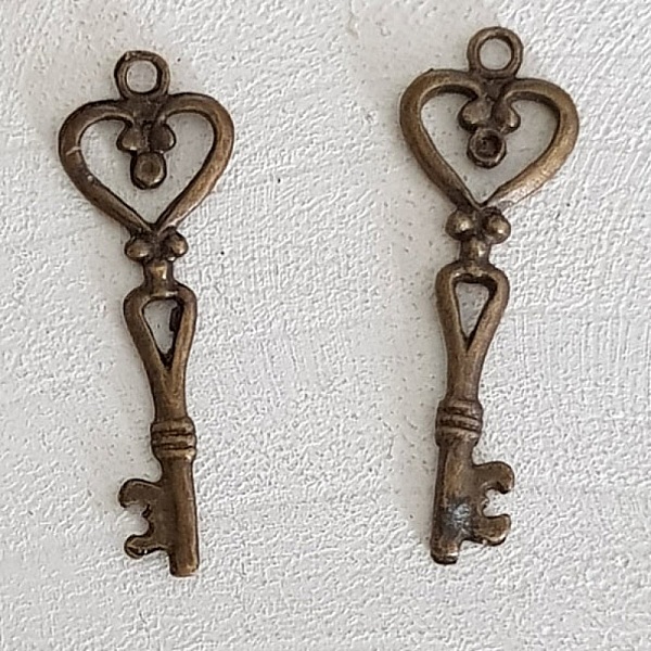 Breloque Clef N&deg;21 Bronze