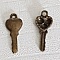 Breloque Clef N&deg;24 Bronze