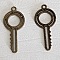 Breloque Clef N&deg;26 Bronze