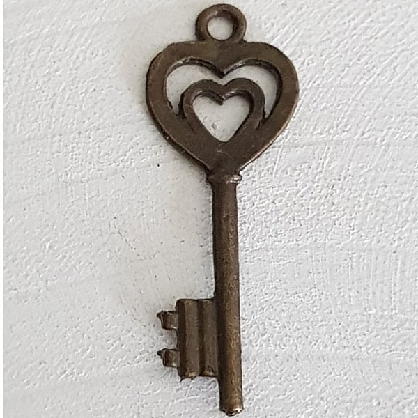 Breloque Clef N&deg;28 Bronze