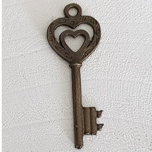 Breloque Clef N&deg;28 Bronze