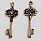 Breloque Clef N&deg;30 Bronze