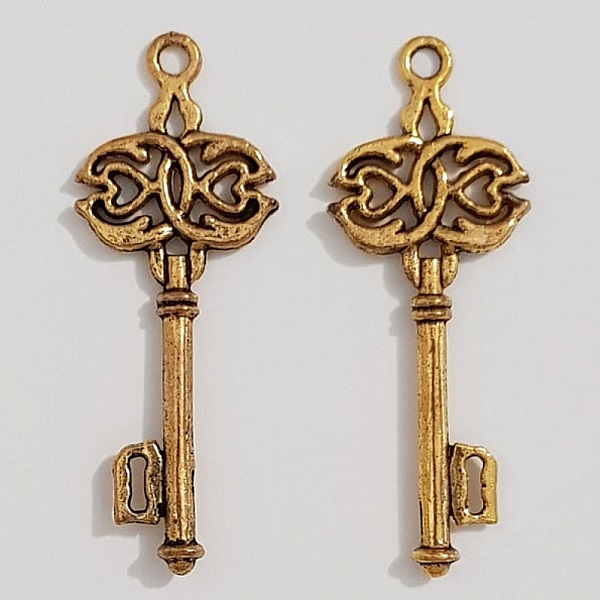 Breloque Clef N&deg;30 Dor&eacute;
