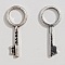 Breloque Clef N&deg;33 Argent