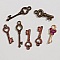 Breloque Clef N&deg;37 lot de 7 pi&egrave;ces