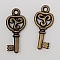 Breloque Clef N&deg;38 Bronze