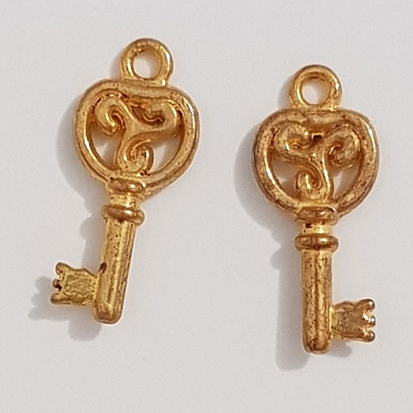 Breloque Clef N&deg;38 Dor&eacute;