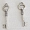 Breloque Clef N&deg;40 Argent