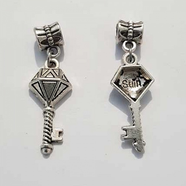 Breloque Clef N&deg;45 Argent