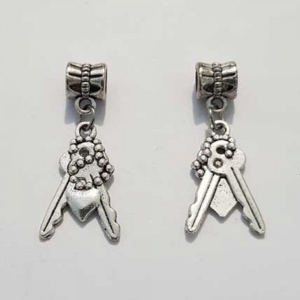Breloque Clef N&deg;53 Argent