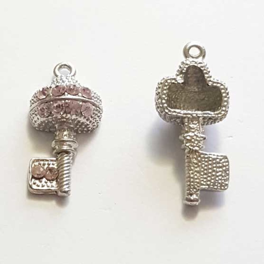Breloque Clef N&deg;57 Argent