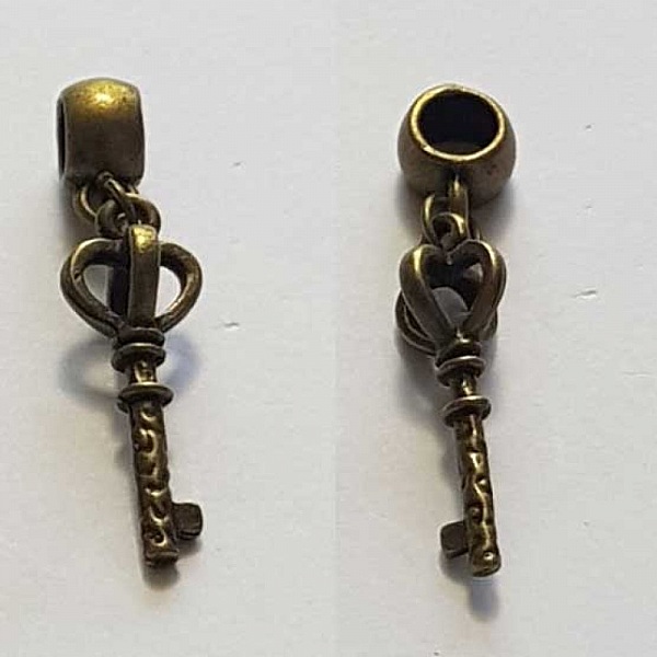 Breloque Clef N&deg;63 Bronze