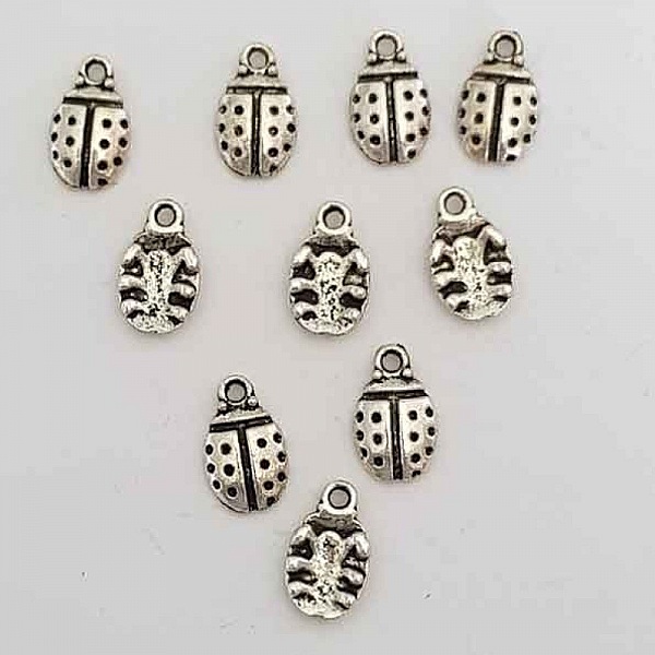 Breloque Coccinelle N&deg;01 x 10