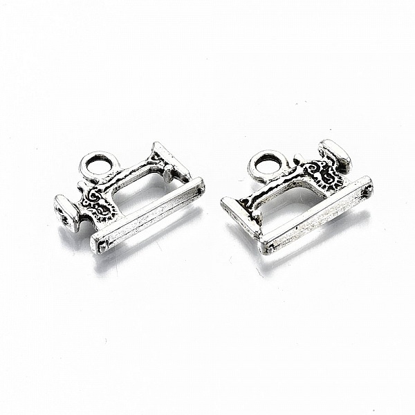 Breloque Couture Machine &agrave; Coudre N&deg;01 Argent