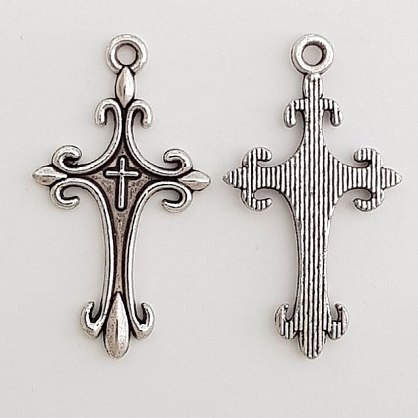 Breloque Croix N&deg;03 Argent