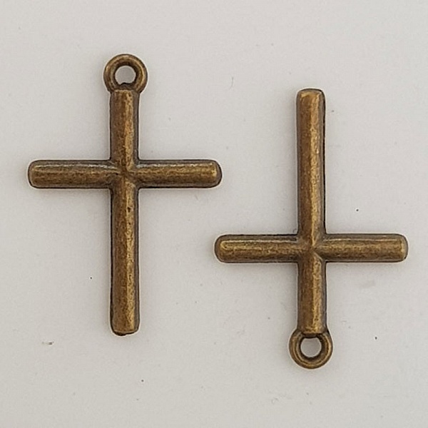 Breloque Croix N&deg;05 Bronze