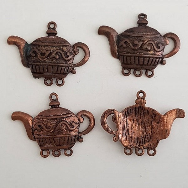 Breloque Cuisine Th&eacute;i&egrave;re N&deg;05 x 4 pi&egrave;ces