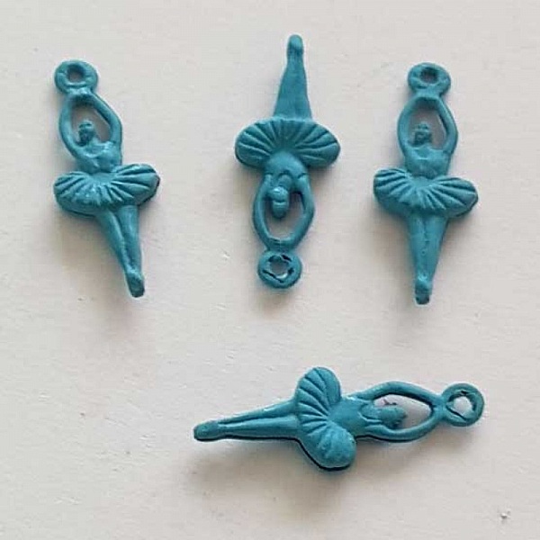 Breloque Danseuse N&deg;08 Bleu