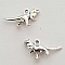 Breloque Dinosaure N&deg;02 Argent Clair