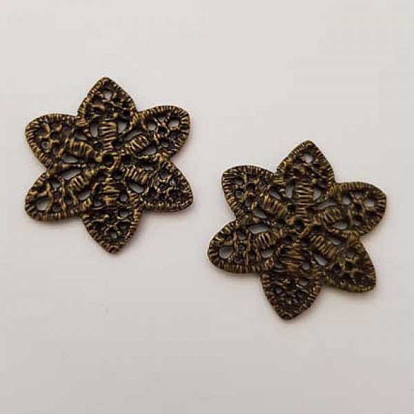 Breloque Divers N&deg;015 Bronze Fleur