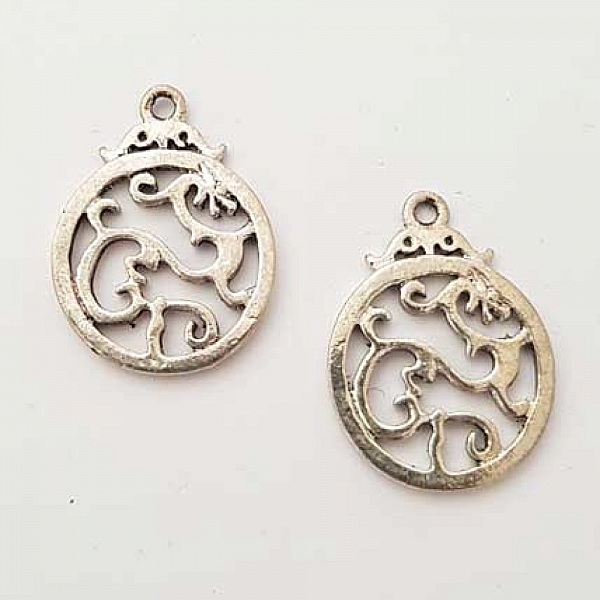 Breloque Divers N&deg;016 Argent Rond