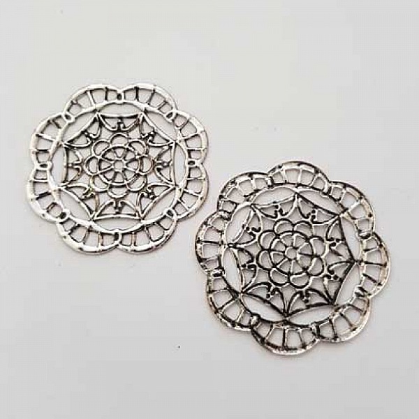 Breloque Divers N&deg;024 Argent Rond