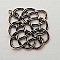 Breloque Divers N&deg;030 Fleur Argent