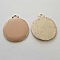 Breloque Divers N&deg;070-04 Pendentif Emaill&eacute; Beige 02