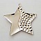 Breloque Divers N&deg;083-01 Pendentif Etoile Argent