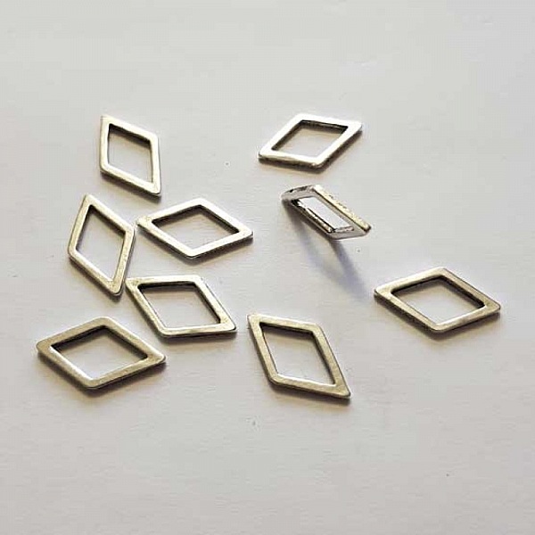 Breloque Divers N&deg;095 Pendentif Connecteur Losange