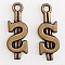 Breloque Dollar N&deg;02 Bronze