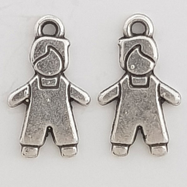 Breloque Enfant N&deg;29-01 Zamak (Plaqu&eacute; Argent)