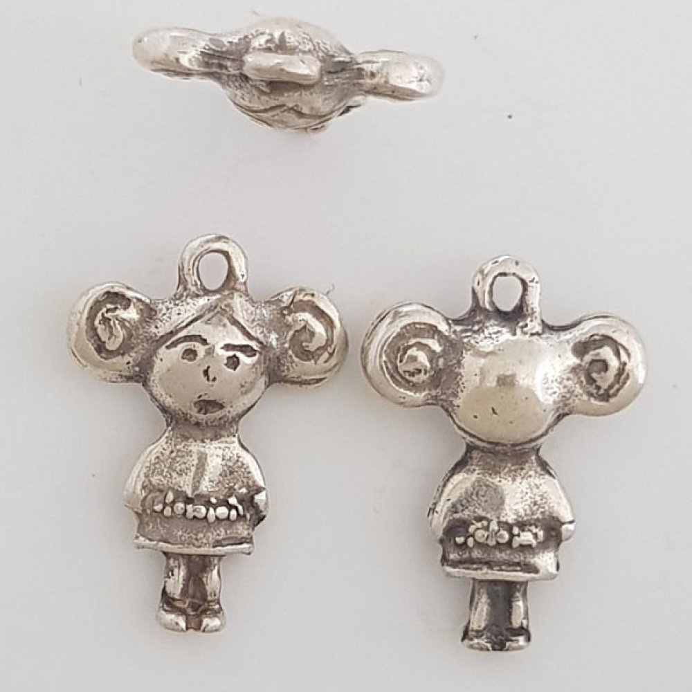 Breloque Enfant N&deg;30 Zamak (Plaqu&eacute; Argent)