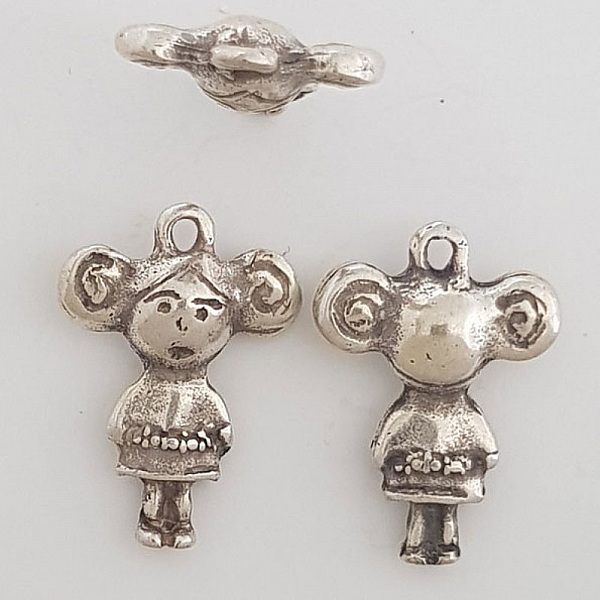 Breloque Enfant N&deg;30 Zamak (Plaqu&eacute; Argent)