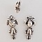 Breloque Enfant N&deg;32 Zamak (Plaqu&eacute; Argent)