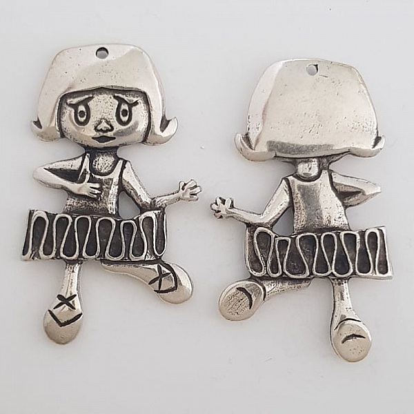 Breloque Enfant N&deg;38 Zamak (Plaqu&eacute; Argent)