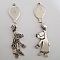 Breloque Enfant N&deg;41-03 Zamak (Plaqu&eacute; Argent)