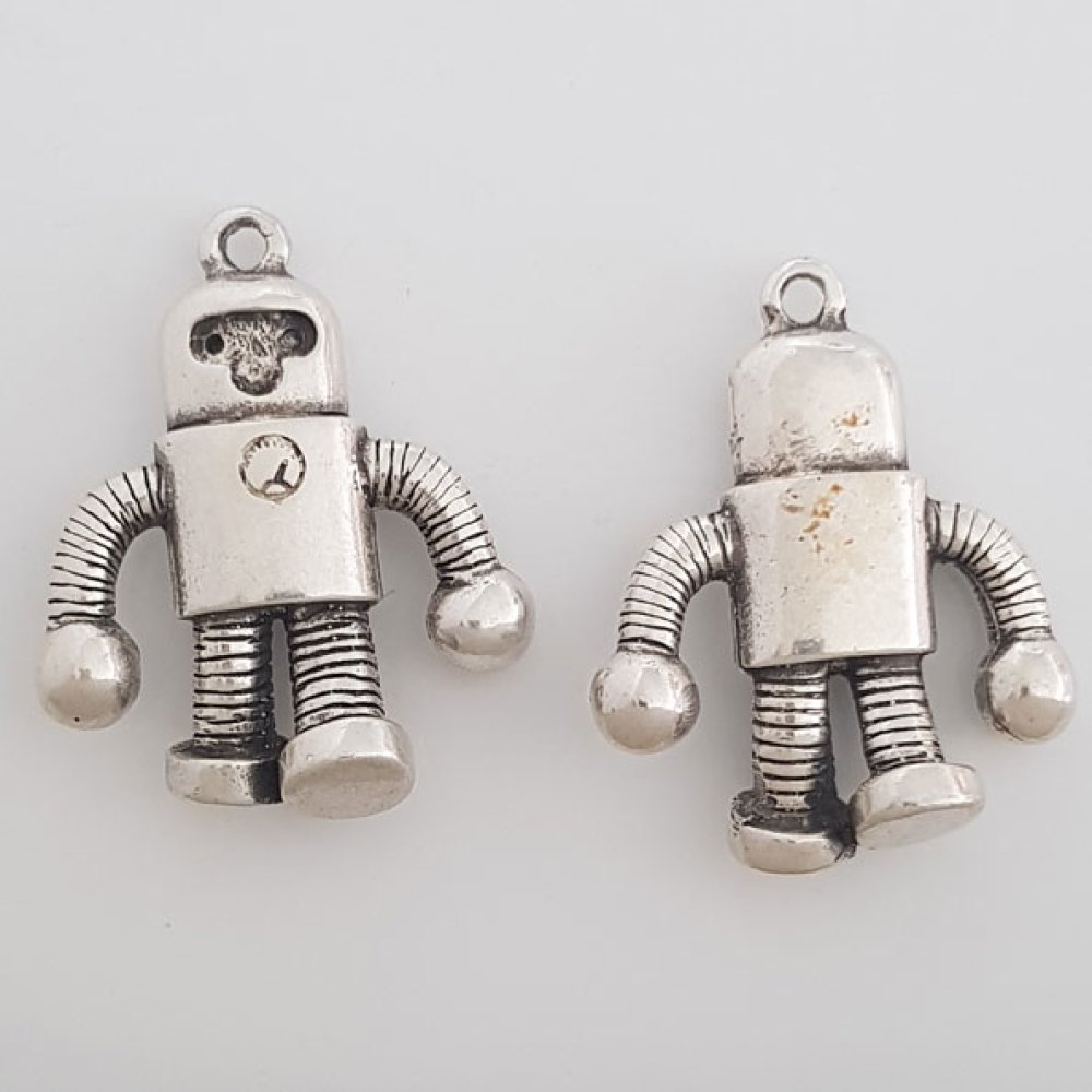 Breloque Enfant N&deg;43 Zamak (Plaqu&eacute; Argent)